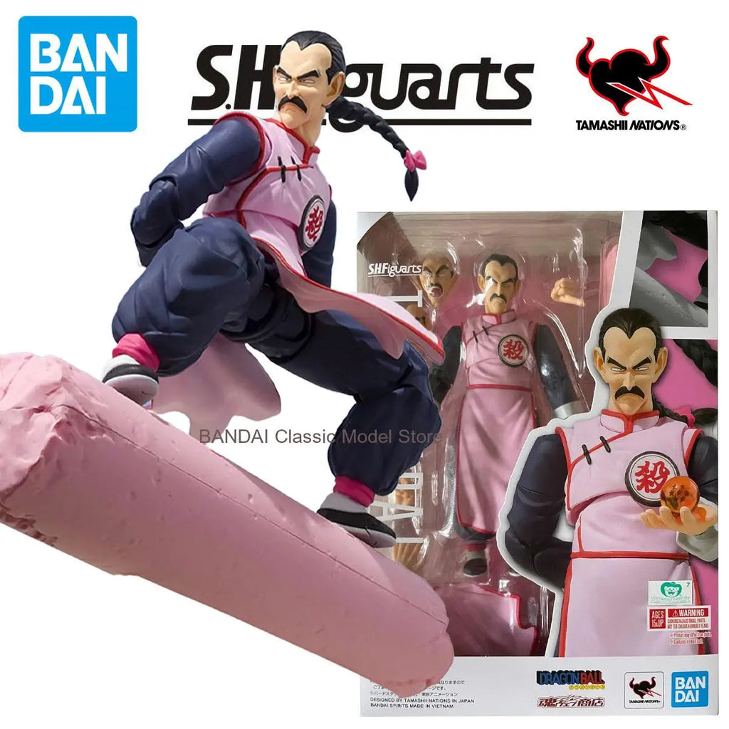 Bandai S.H.Figuarts Dragon Ball TAOPAIPAI Action Figures Genuine SHF Model Kit Figures Collection Model for Childrens Toys Gifts