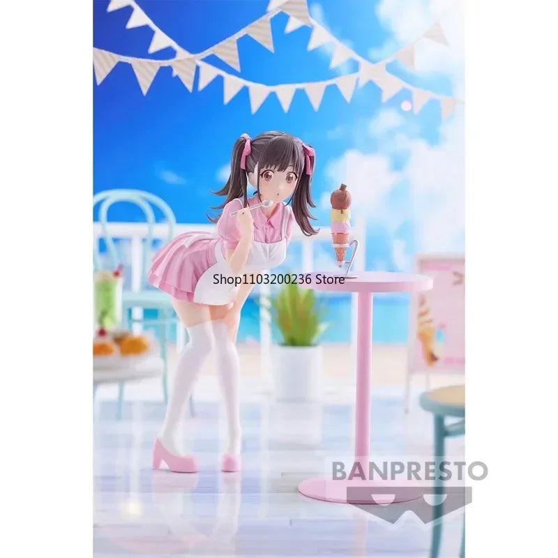 Bandai Original THE IDOLM@STER SHINY COLORS CHIYOKO SONODA Ice Cream Action Figure Collectibles Model Desktop Ornaments