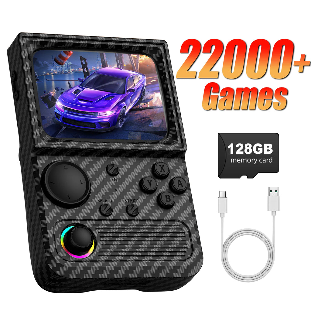 R36T Retro TV Handheld Game Console EmuEMEC System 18000+Game 3.5'' IPS Screen Wi-Fi Multiplayer Portable Pocket Video Console