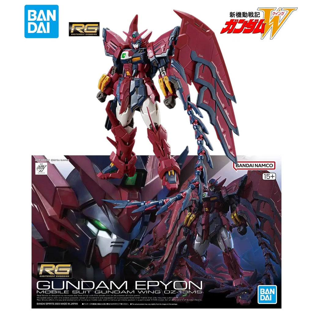 In stock Bandai RG 1/144 Gundam Base Limited Gundam Epyon [Special Coating]  Figures Anime Model Genuine Boxed Toy Gift