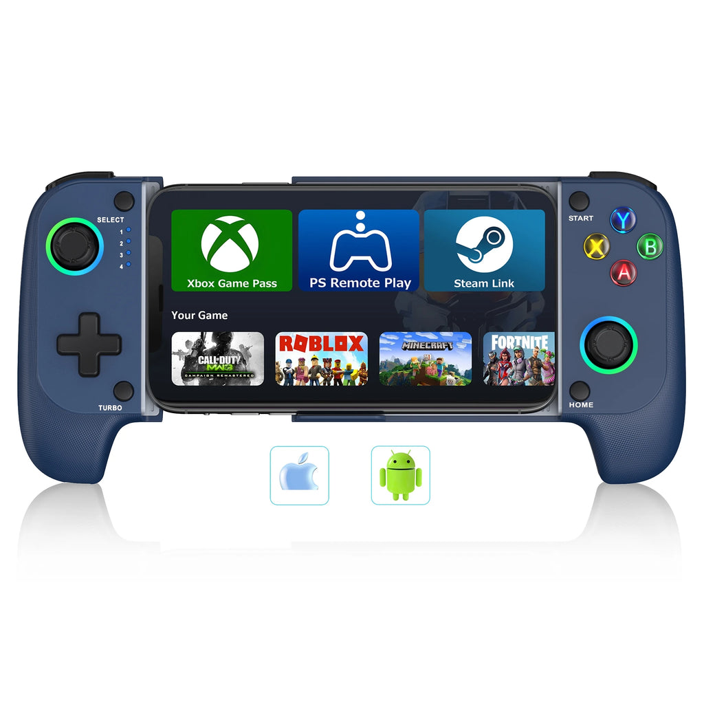 BEBONCOOL Wireless Telescopic Game Controller Bluetooth Extendable Game Console Joystick For Android IPhone Gamepad