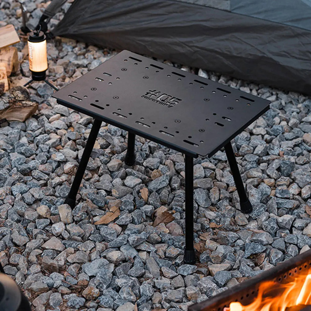 IGT 1 Unit Mazar Lightweight Portable Folding Table Multifunction Expanded Foldable Camp Table for Camping Hiking Picnic Tool