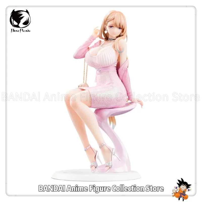 Original BearPanda The Second Dress Series Fuyuyama Asako Home Tutor Aromatic Body Ornament Model Toys Gift