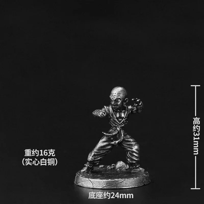 Metal Cupronickel Cartoon Miniature Soldier Model Toys Board Game Anime Peripheral Ornament Accessories Game Piece Figurine Toys