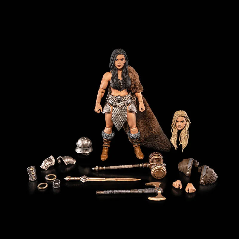 Four Horsemen Studio Mythic Legions Legendary Warrior Female Barbarian 2026 Anime Action Figure Figurine Model Toys Gifts