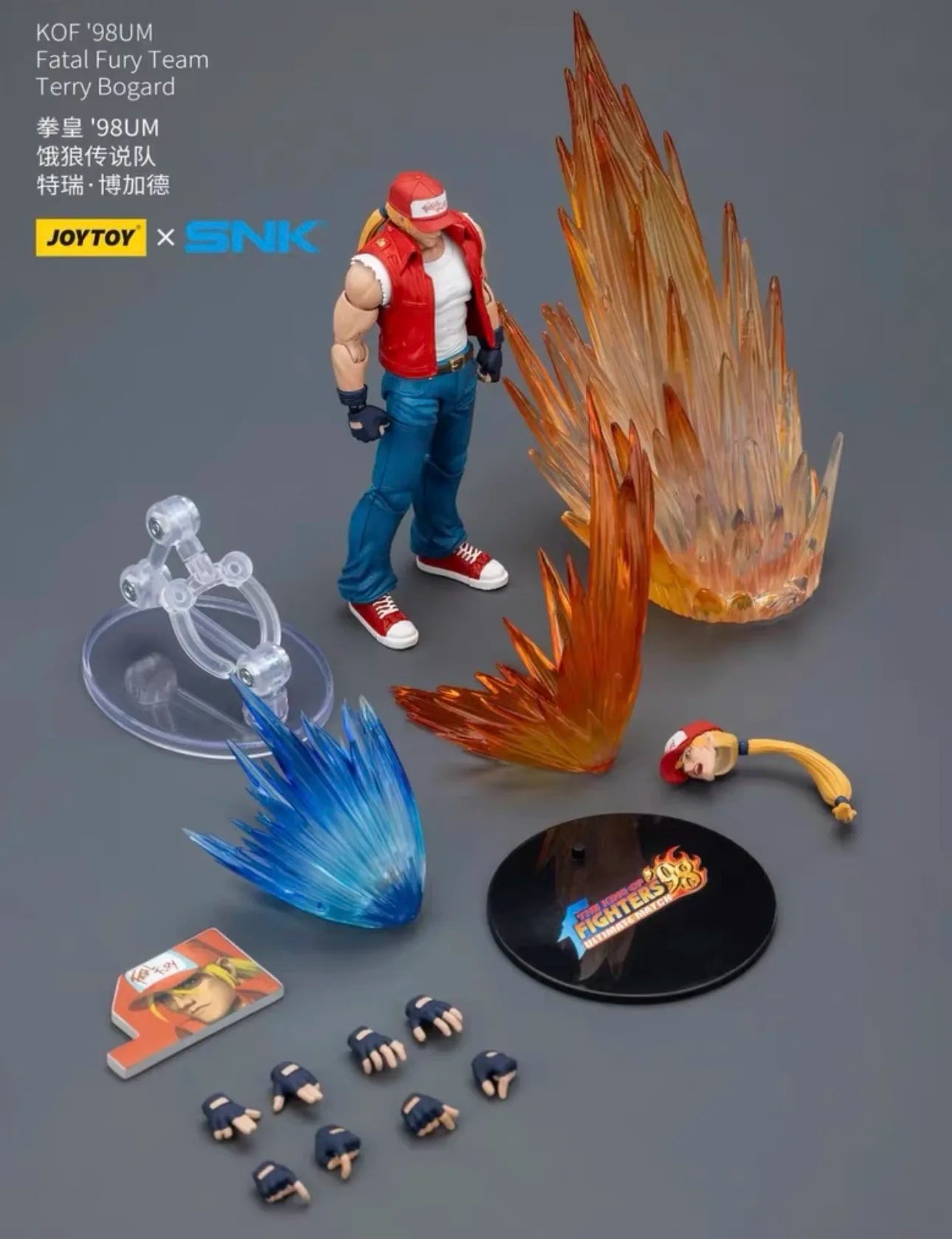 New Stock TUNSHI STUDIO TS-XZZ-005 1/12 Scale Terry Bogard with Double Head Full Set 15.5cm Action Figure Body Model For Fans