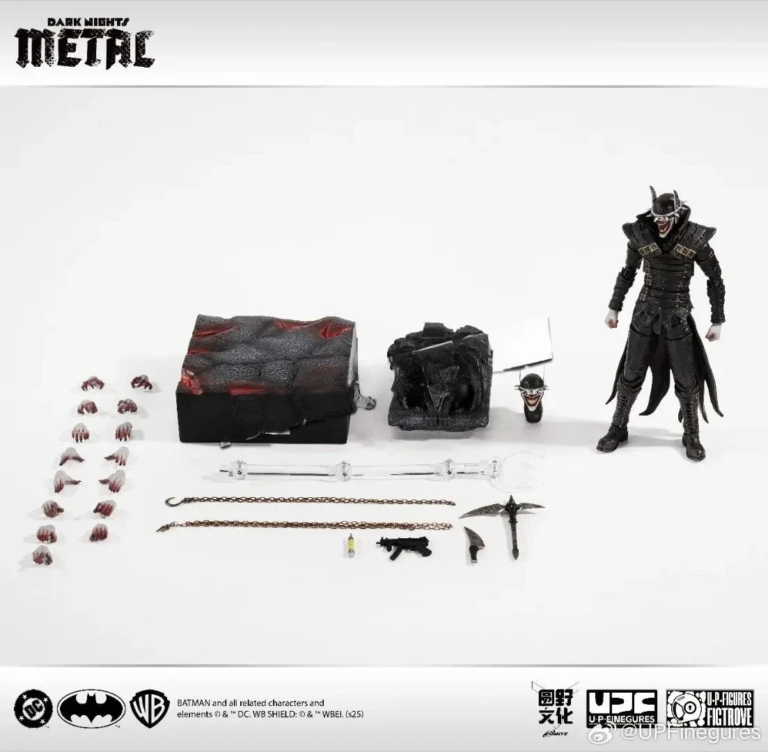 In Stock 24 Hours Delivery Brand New LPZZ U-P-Fineguures The Batman Who Laughs in The Dark: Metal DC Figure 1/12 Toy Gift