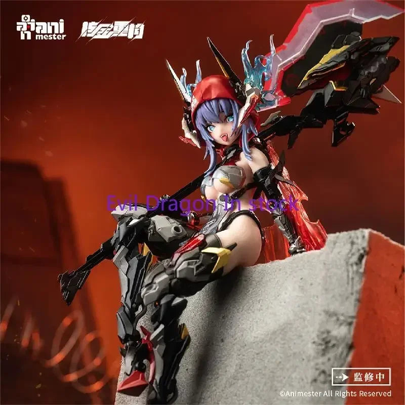 In Stock 1/9 21cm Anime Action Figure Model Toy Original Nuclear Gold Reconstruction Doll Model Collection Gift Red Barbera