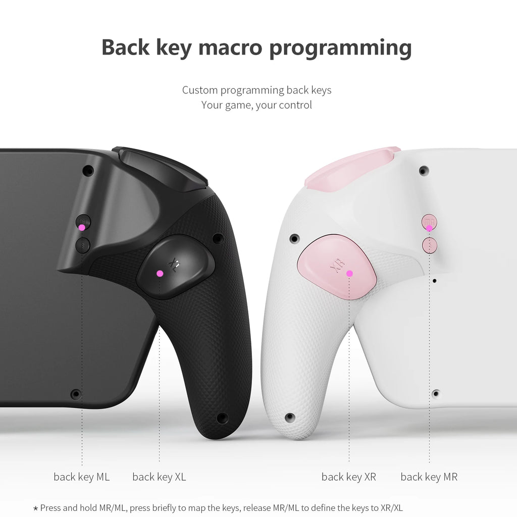 LinYuvo Retro Gamepad KS63 for Switch OLED with Dazzle Color,Programming ,Vibration Adjustment & Six-Axis Somatosensory