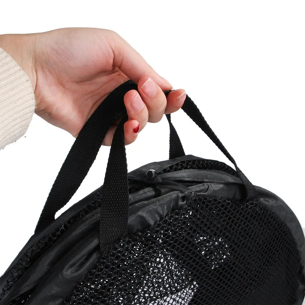 Foldable Pet Car Bag with Safety Belt Cylindrical Dog Car Seat Carrier Large Capacity Wear-resistant Car Rear Dog Seat Tent