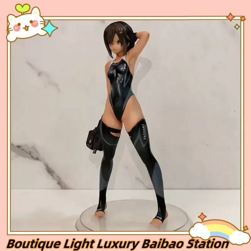 Anime Swimming Club Captain 22cm Water Gun Pvc Action Figure 1/7 Scale Desktop Decoration Collectible Ornament For Gifts