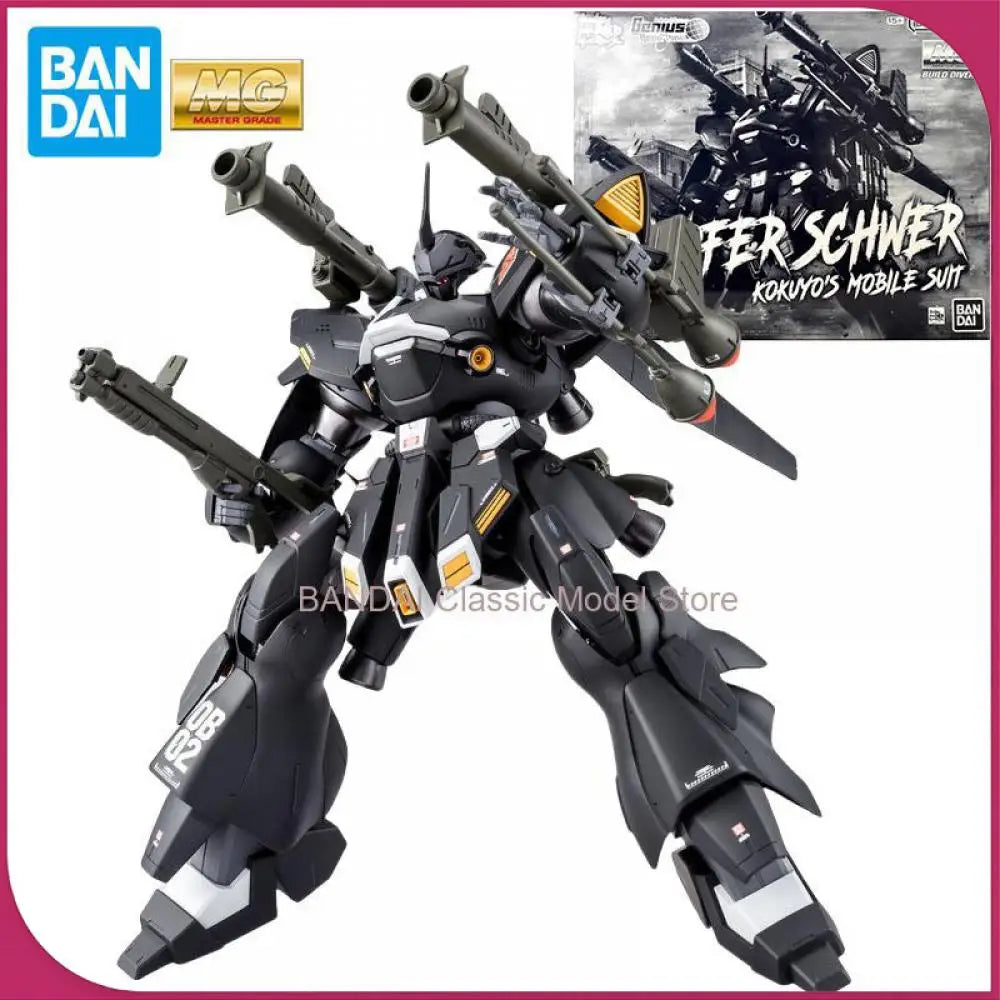 Bandai KAMPFER SCHWER Action Figures GUNDAM BUILD DIVERS Genius Head Line Anime Toys Gundam Model Kit Gifts for Boys