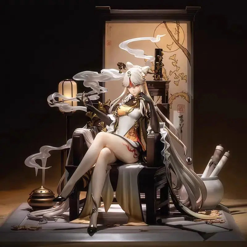 In Stock Original Genshin Impact 27cm 1/7 "Eclipsing Star" Ningguang 1/7 Scale Figure Action Figures Anime Model Toys