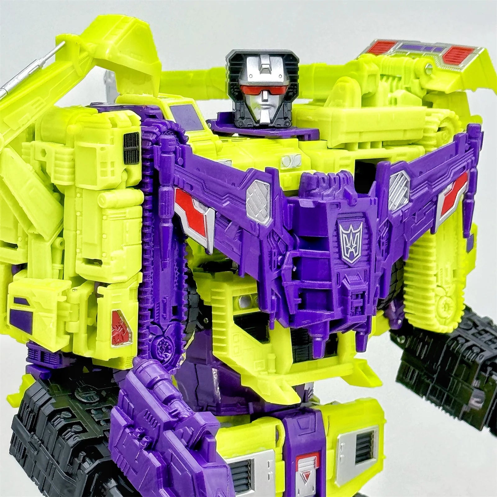 HZX 6In1 Devastator Haizhixing Transformation Toys Anime Action Figure KO G1 Robot Aircraft Engineering Vehicle Model NO Box