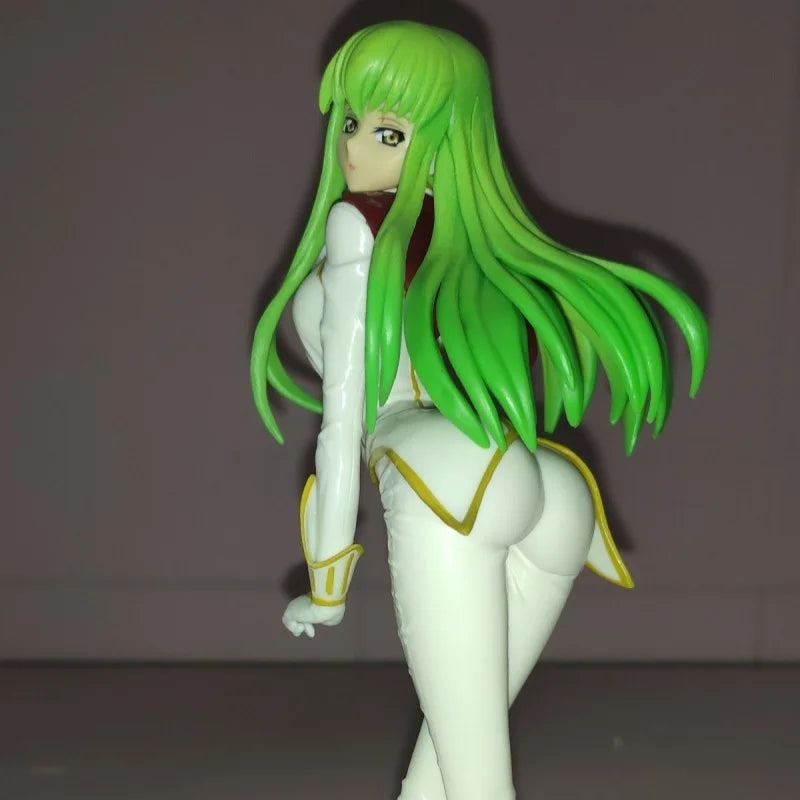 Bandai Original Genuine Banpresto Anime Code Geass Hangyaku No Lelouch C.C. EXQ Figure Pilot Suit 22cm Model Toy Figure In Stock