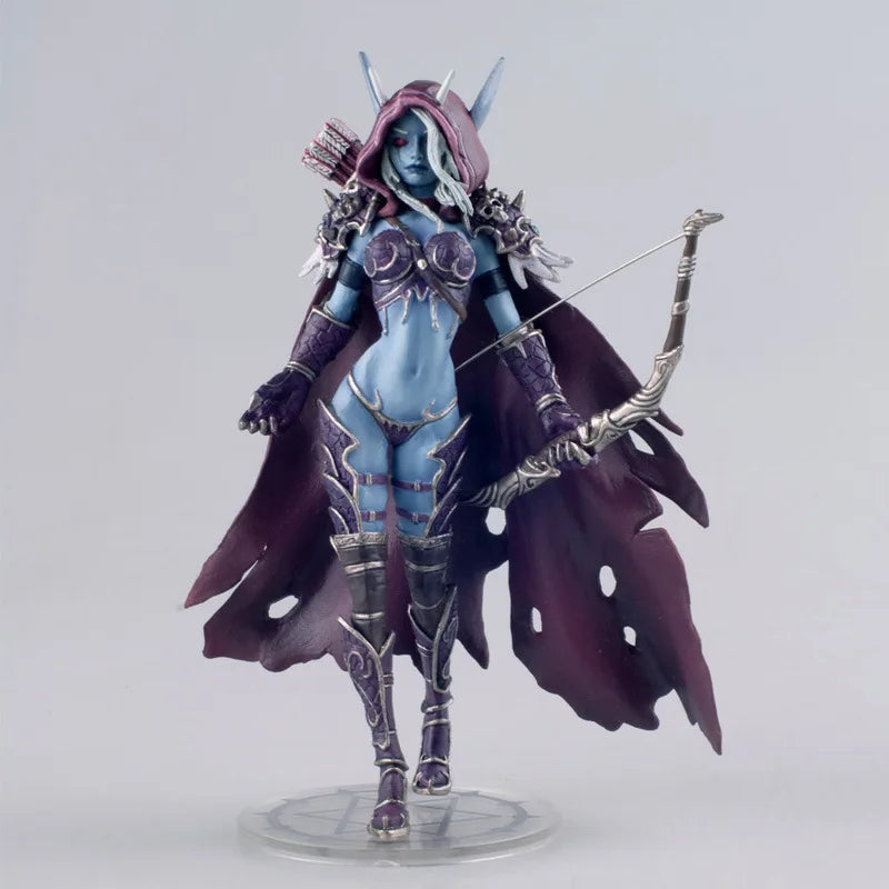 WOW Fall des Lichkönigs Arthas Sylvanas Windrunner Sylvan Archery Queen World Of Warcraft Dota Menethil Actionfigur Spielzeug