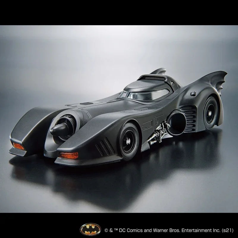 Bandai Original  Anime Figure Batman SCALE 1/35 DC BATMOBILE BATMAN VER Action Figures Collectible Ornaments Toys Gifts for Kids