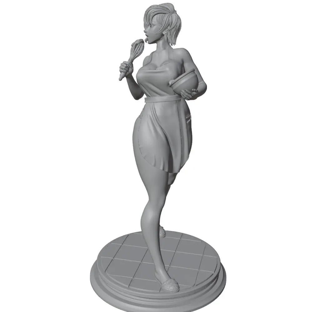 1/24 Sexy Girl Resin Model Kits Unassembled And Unpainted GK Miniature 3D Printed Gray Model Figurine DIY Doll Collection