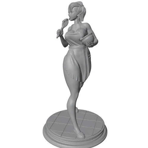 1/24 Sexy Girl Resin Model Kits Unassembled And Unpainted GK Miniature 3D Printed Gray Model Figurine DIY Doll Collection