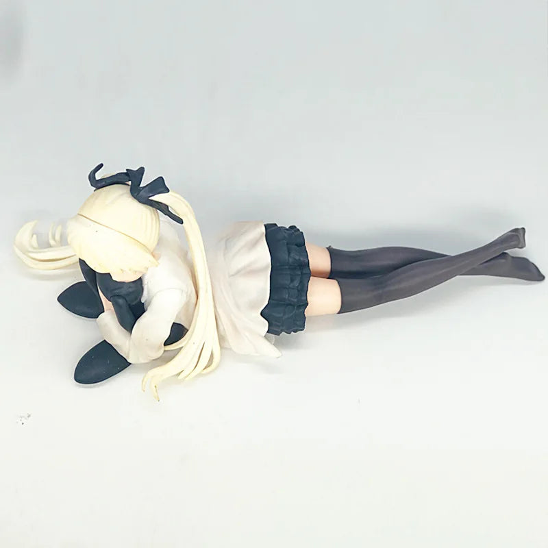Cross-Border Fate  Figure Prostrate Posture Car Mounted Spring Wild  Hollow Sister Anime Collectible Statues Adult Toys
