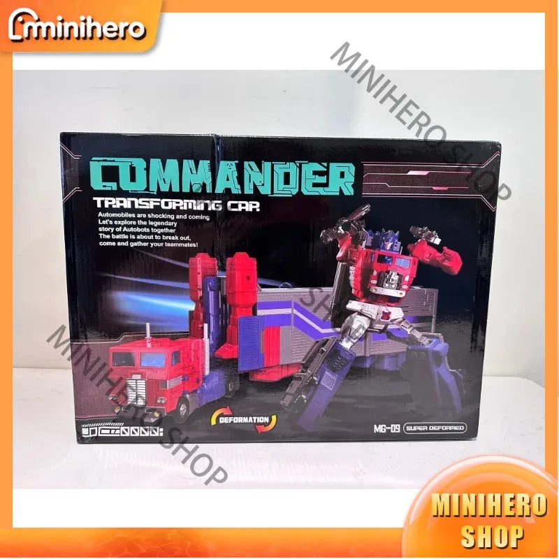 In Stock MG-09 Transforming Super Ginrai KO Prime Truck with Trailer Alloy Action Figure Toy for Boys Collectors Gifts MPG Style