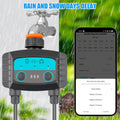 1 Stück Tuya Smart Sprinkler Timer, Dual-Bluetooth-Gartenschlauch-Bewässerungssystem, Outdoor-Wasserzeitschaltuhr für Gartenschläuche, programmierbar