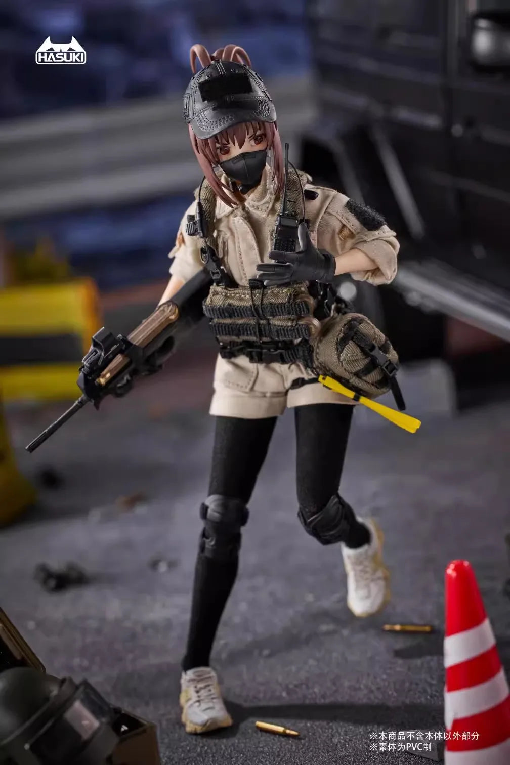 HASUKI PA006 1/12 Female Soldier Pocket Art Guard Full Set 6'' Action Figures Model Toy In Stock