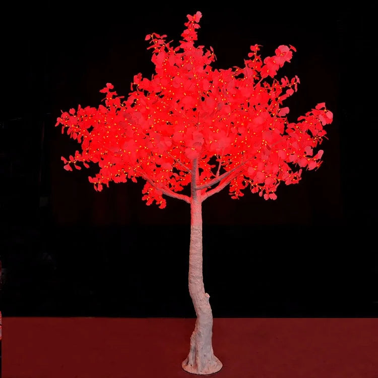 Търговия на едро на открито декорация за ландшафт 13 фута бял RGB орнамент светещ LED коледен цветен светлинен лъч градинска декорация