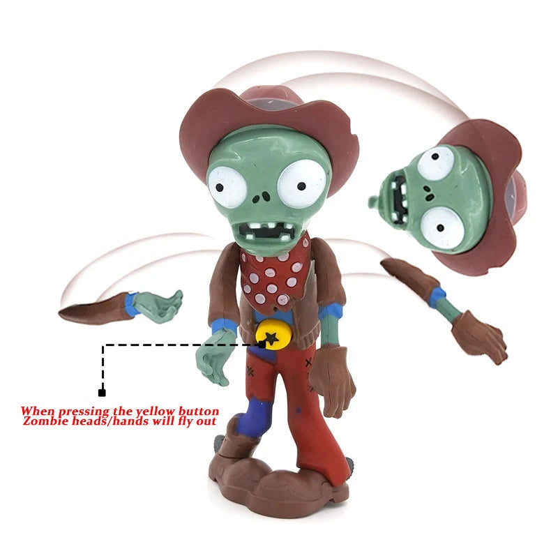Plants vs. Zombies Toy Gifts Action Figure Roadblock Deep Sea Pirate Giant Zombie Model Dolls Game Shooting Toy Children's Gifts