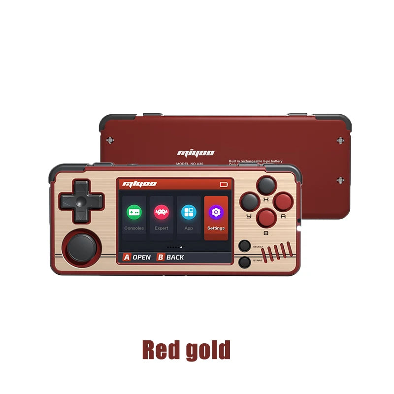 MIYOO Mimi A30 Portable Retro Handheld Game 2.8'' IPS Screen Wifi Open Source Linux System Supports Multiple Emulators Kids Gift