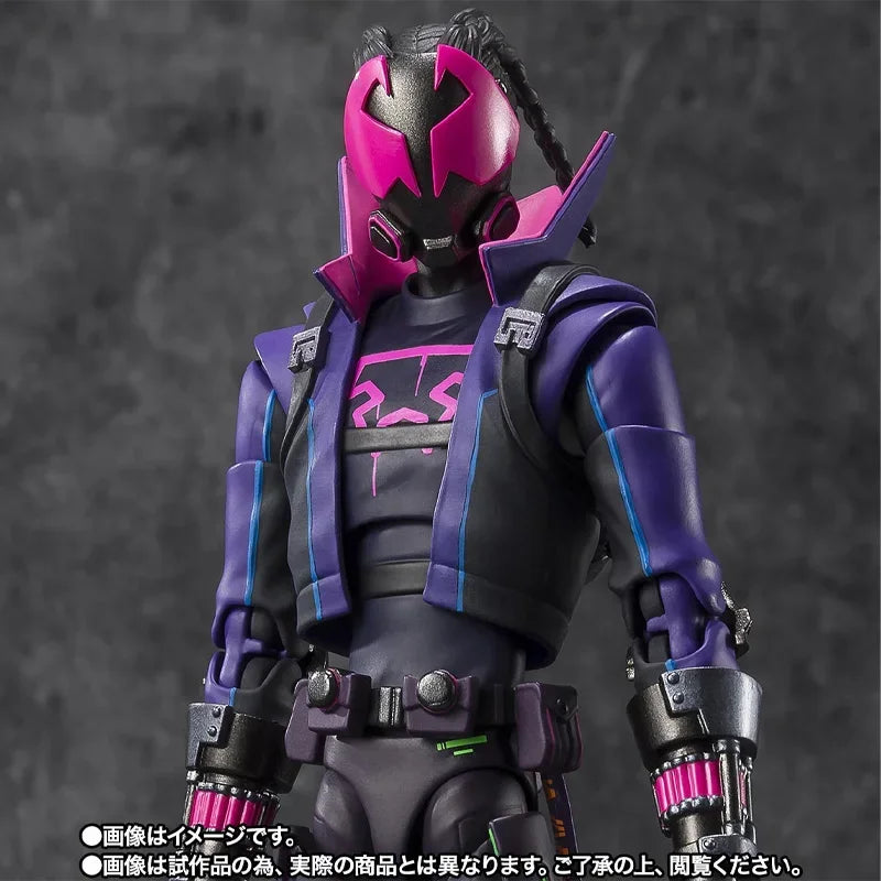 Original Bandai S.H.Figuarts SHF Spiderman Miles G. Morales Action Figures Spider Man Across The Spider Verse Figures Model Toys