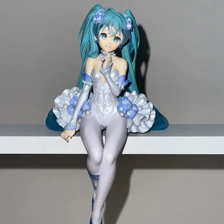 14cm Hatsune Miku Figure 2026 New Sakura & Flower Wedding Ver. Anime Action Figure PVC Collectible Model Toy for Otaku Gift