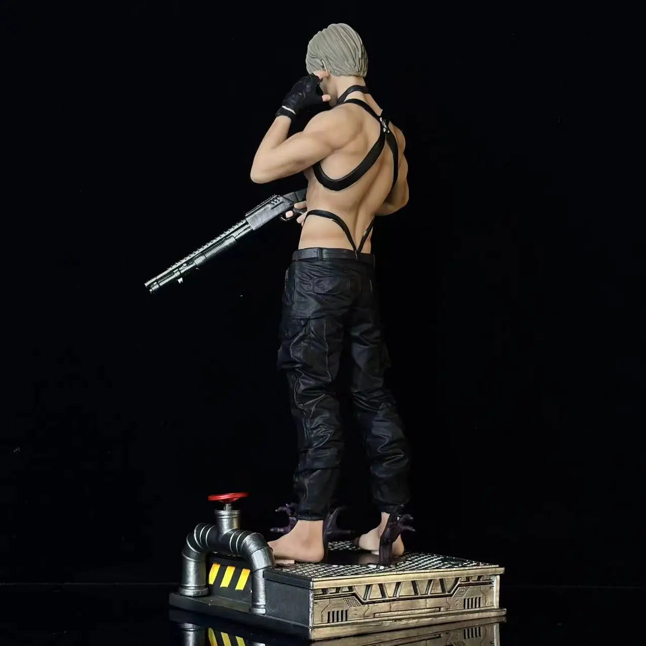 Resident Evil Leon Kennedy Figure Third Generation Gk Statue Leather Coat Zombie Hunter Action Figure Model Gift For Anime Game