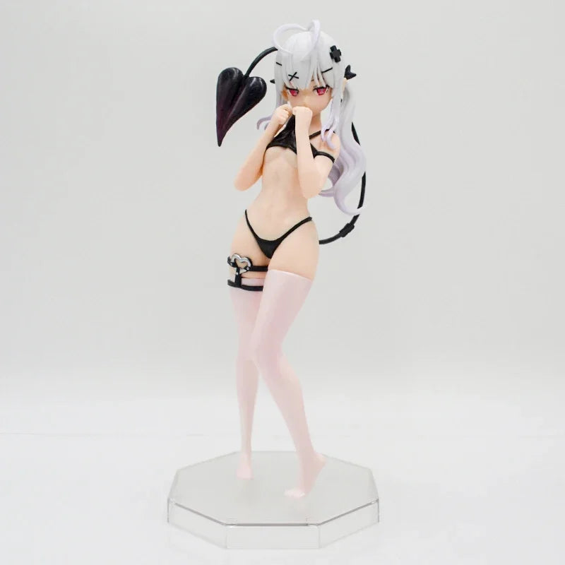 25cm OMAHA Charm Taya Devil Anime Figure Shinomiya Kanna Little Devil Action Figure Little Demon Lilith Figurine Model Doll Toys