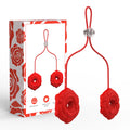 Rose Breast Clip Vibrator – Dual Nipple & Clit Stimulator for Teasing & SM Play