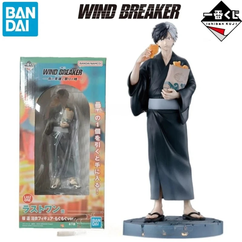In Stock Original Bandai Ichiban Kuji WIND BREAKER Sakura Haruka Umemiya Ichika Collectible Model Decoration