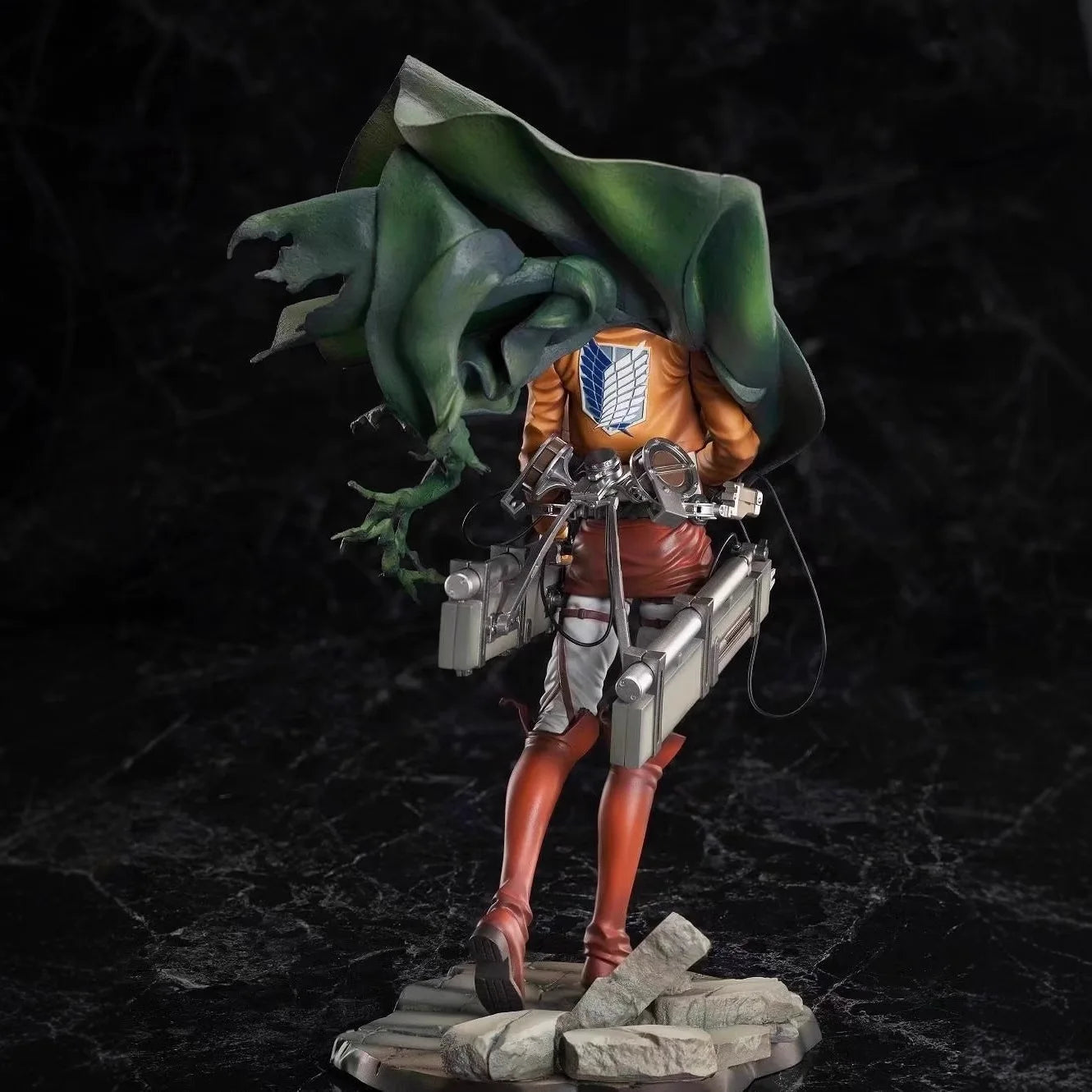 Dynamische stehende Pose Anime Captain MAX-Serie Figur mit detailliertem Umhang Sculpting Sammler Charaktermodell