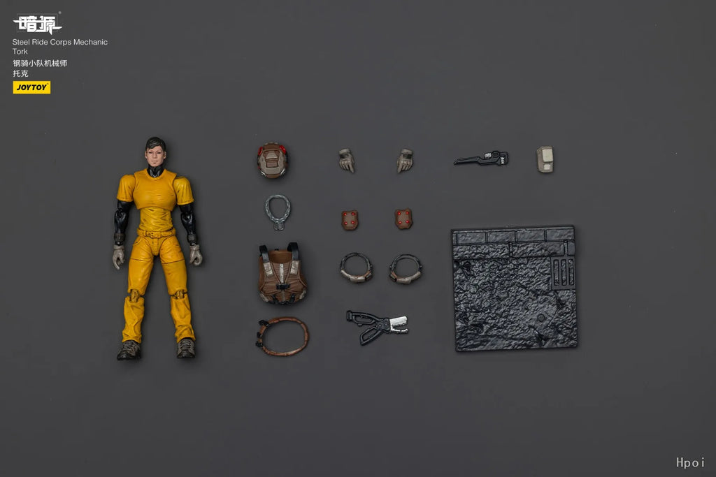 In Stock JOYTOY Dark Source Steel Ride Corps Mechanic Tork 1/25 Action Figure Model Collection
