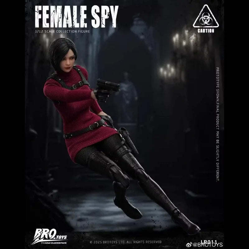 【IN STOCK 】Original BROTOYS 1/12 Female Spy Doll - Aunt Wang - A Very Attractive Figure - Toy Gift Collection