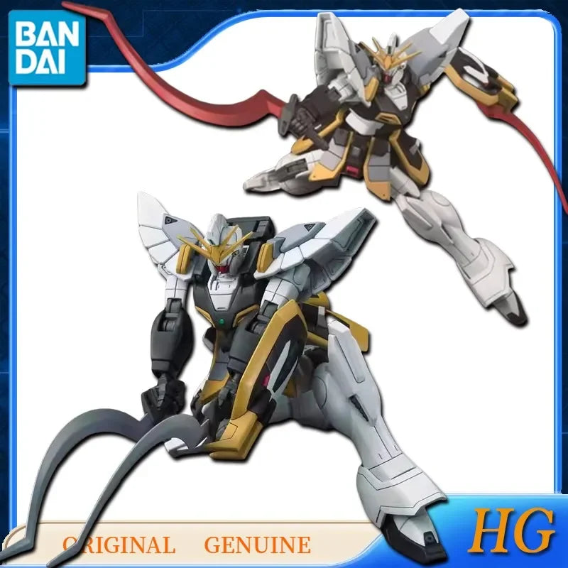Bandai Original Genuine HG XXXG-01SR GUNDAM SANDROCK Anime Action Figures Toys for Boy Girl Kid Gift Collectible Model Ornaments