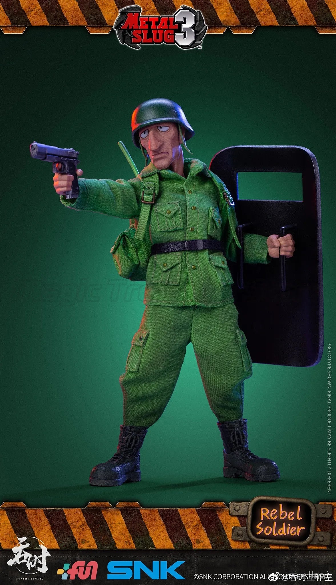 【MT】Original TUN SHI Metal Slug 3 Rebel Soldiers Single Set 1/12 Action Figure Toy Collection