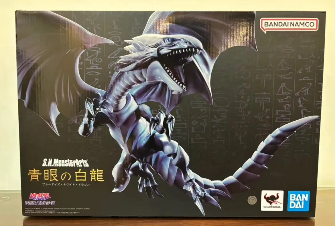 In Stock Original Bandai S.H.MonsterArts SHM Yu-Gi-Oh Dark Magician Anime Action Figure Model Toys
