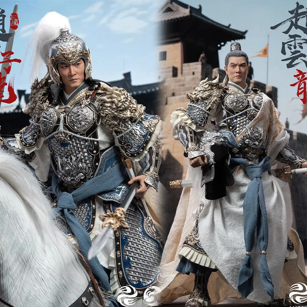 303TOYS x JSTOYS 303005-6-7 1/6 Scale Three Kingdoms Series Characters General Zhao Zilong Male Soldier Full Set 12lnch Action