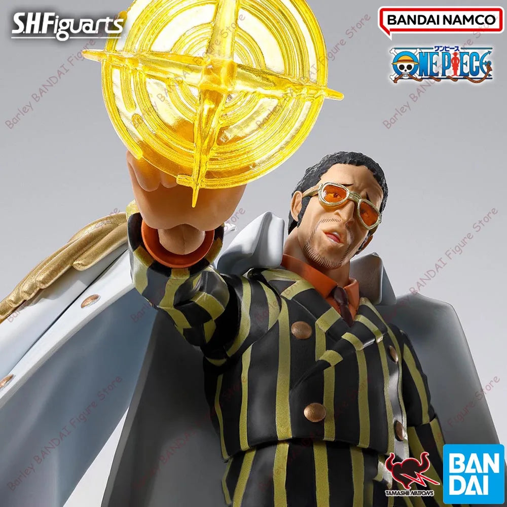BANDAI PB Exclusive Genuine ONE PIECE S.H.Figuarts Borsalino Future Island Egghead Anime Figure Action Figurine Model Toys Gifts