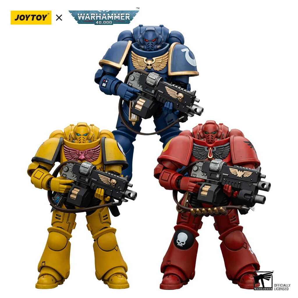 JOYTOY Warhammer 40k Action Figure 1/18 Ultramarines Intercessors Anime Figurine Articulated Joints Model Collection Model Toys