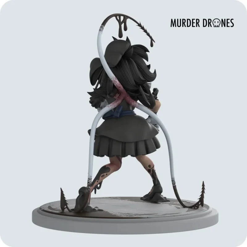Murder Drones Cyn Animegaz Anime Figure Original Pvc Collectible Model New Villain Merch Cute Toy Kawaii Desktop Decoration Gift