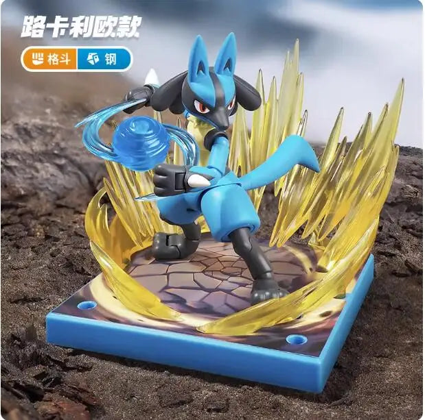 New Blokees Blockman Pokemon Genuine Toys Charizard Ceruledge Assemble Figure Model Decor Anime Figurine Collect Toys Gifts