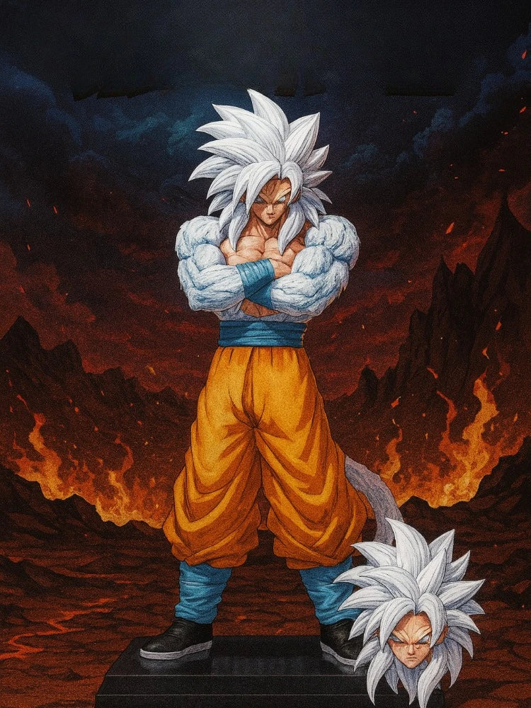 Anime Figurine Dragon Ball Z Figure Super Saiyan 5 Son Goku Action Statue PVC Model Desktop Ornament Collection Toys Gifts