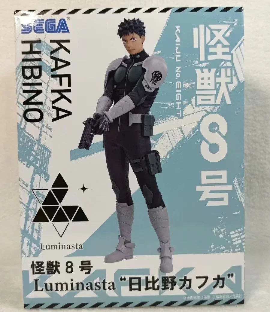 In Stock SEGA Luminasta Kaiju No. 8 Hibino Kafka Ashiro Mina 20Cm Original Anime Figure Pvc Model Collectible Toys for Boys