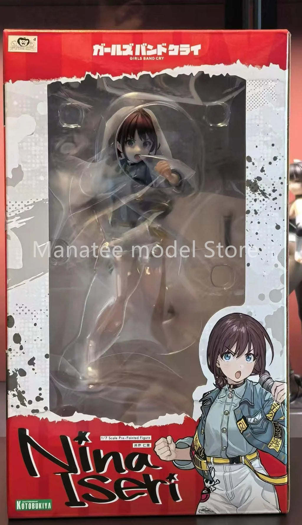 Kotobukiya Original Girls Band Cry Subaru Awa 1/7 PVC Action Figure Anime Model Toys Collection Doll Gift
